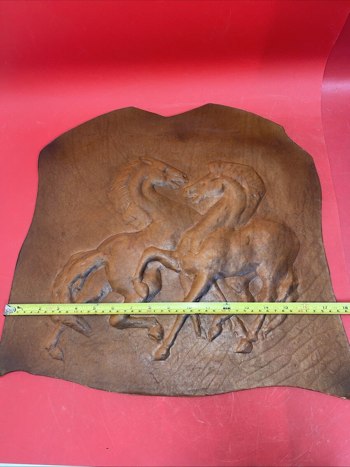Handmade Tooled Embossed Leather Picture