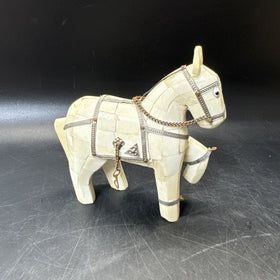 Decorative Sculpture Of Horse Made Of Bones