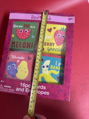 Red & Pink Pop Up Cards & Envelopes Fruity Lot of 5 Boxes = 80 Pieces