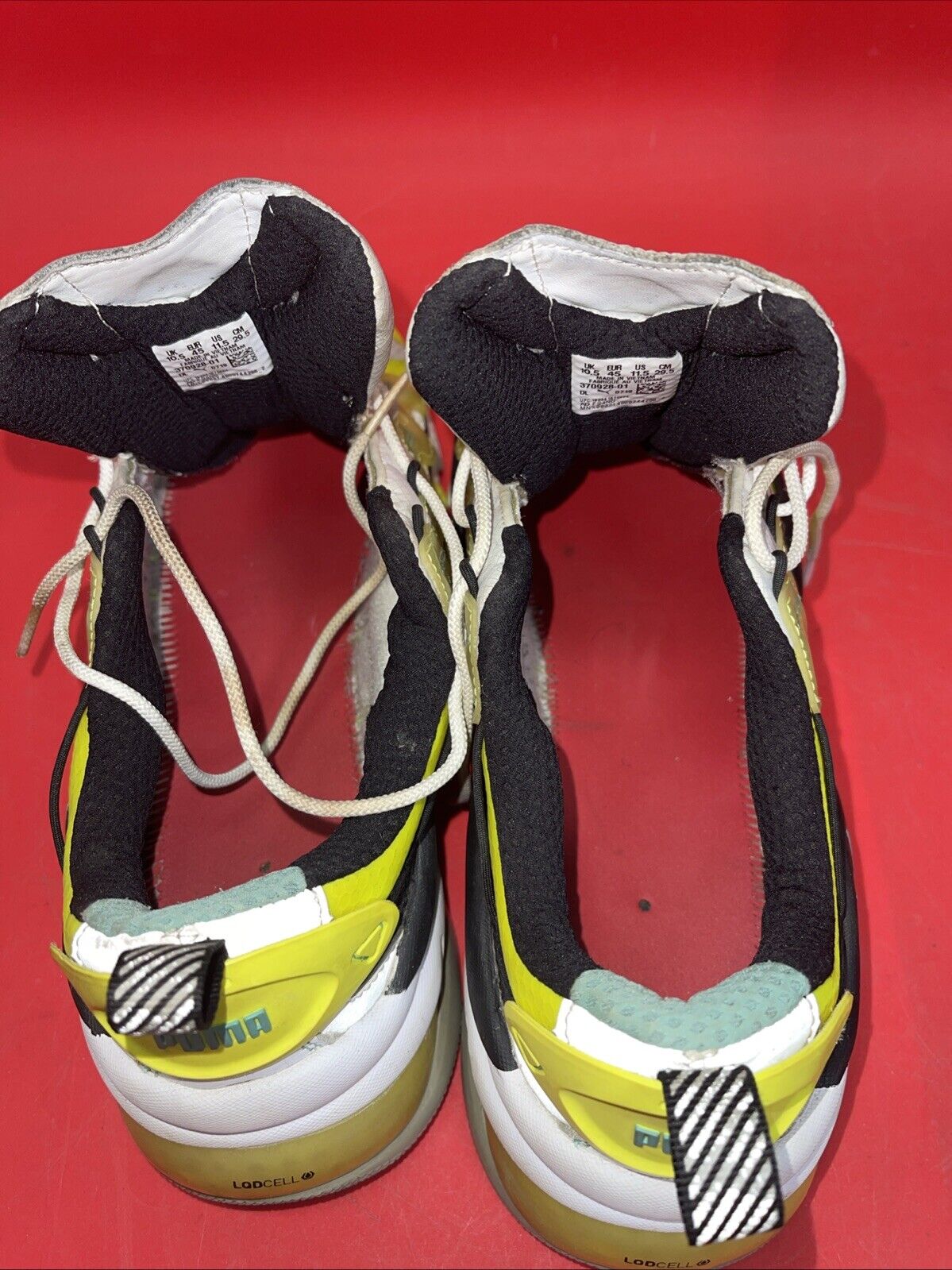 Puma LQD Cell Omega Lab Mens Trainers Textile Lace Up Shoes 370928 01 Size 11.5