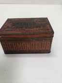 Richmond Club Mixture Tobacco Cameron & Cameron Richmond VA Tin Domino Game