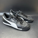 Puma Roma Classic Men's Black White Casual Low Top Shoes 353572-11, Size 6.5