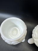 Vintage Kemple Milk Glass Candle Stick Holders 3in