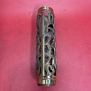 Vintage Brass Effect Metal Fretwork Plant Stand 17.5”