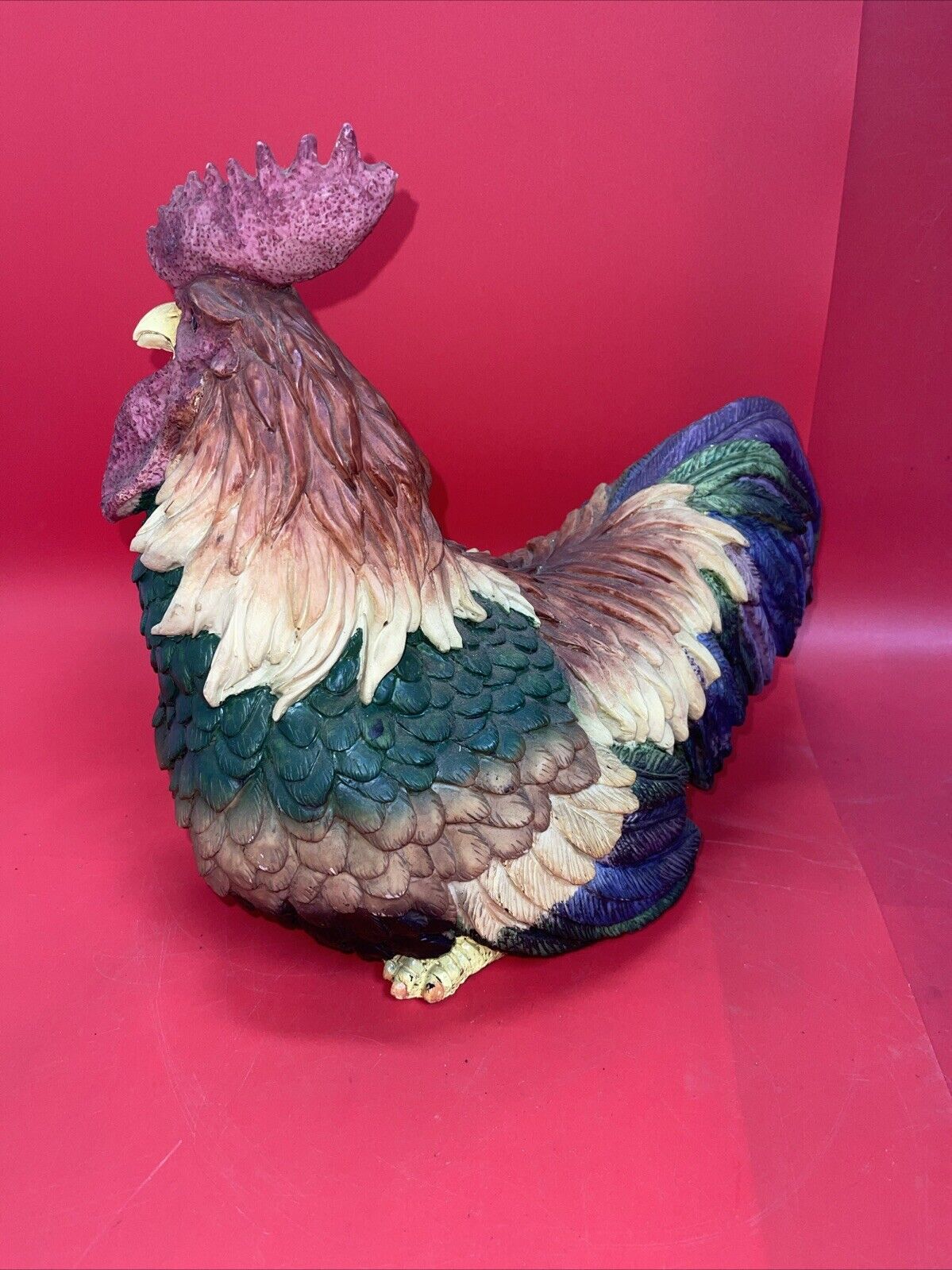 VINTAGE POLYRESIN ROOSTER COUNTRY KITCHEN.