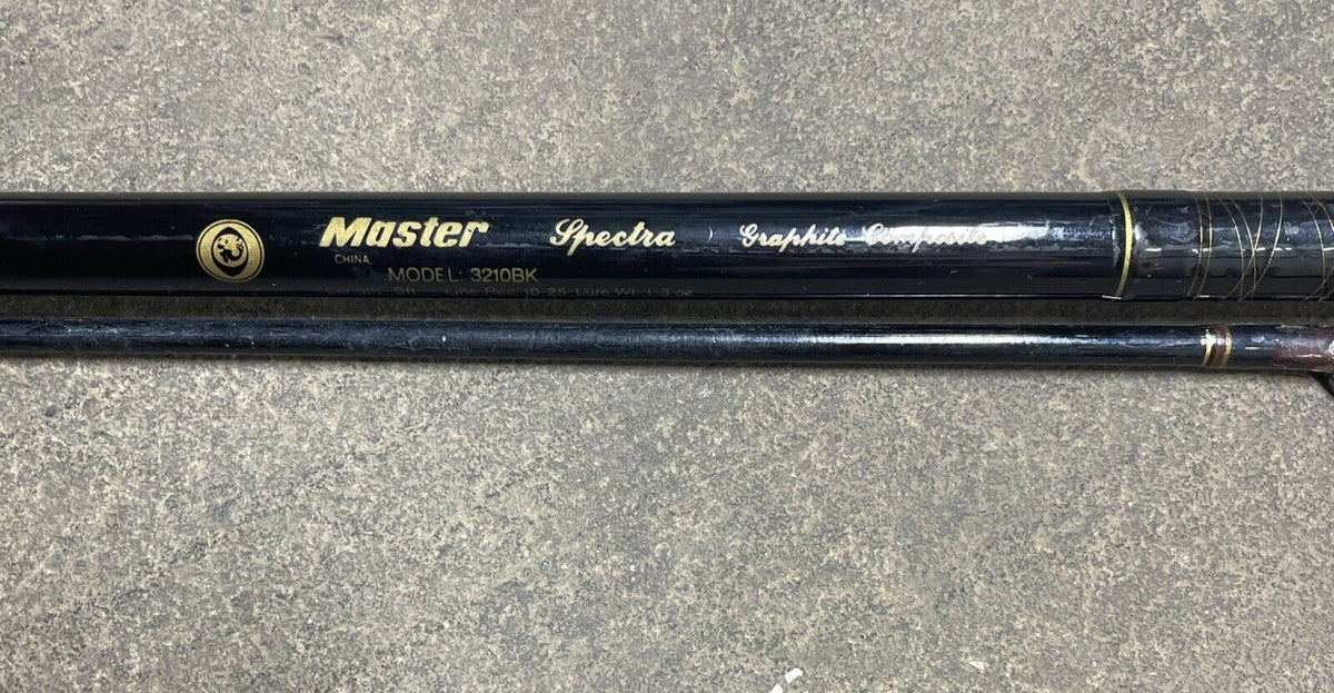 Master Spectra Composite Spinning Rod 9’0" Model 3210BK