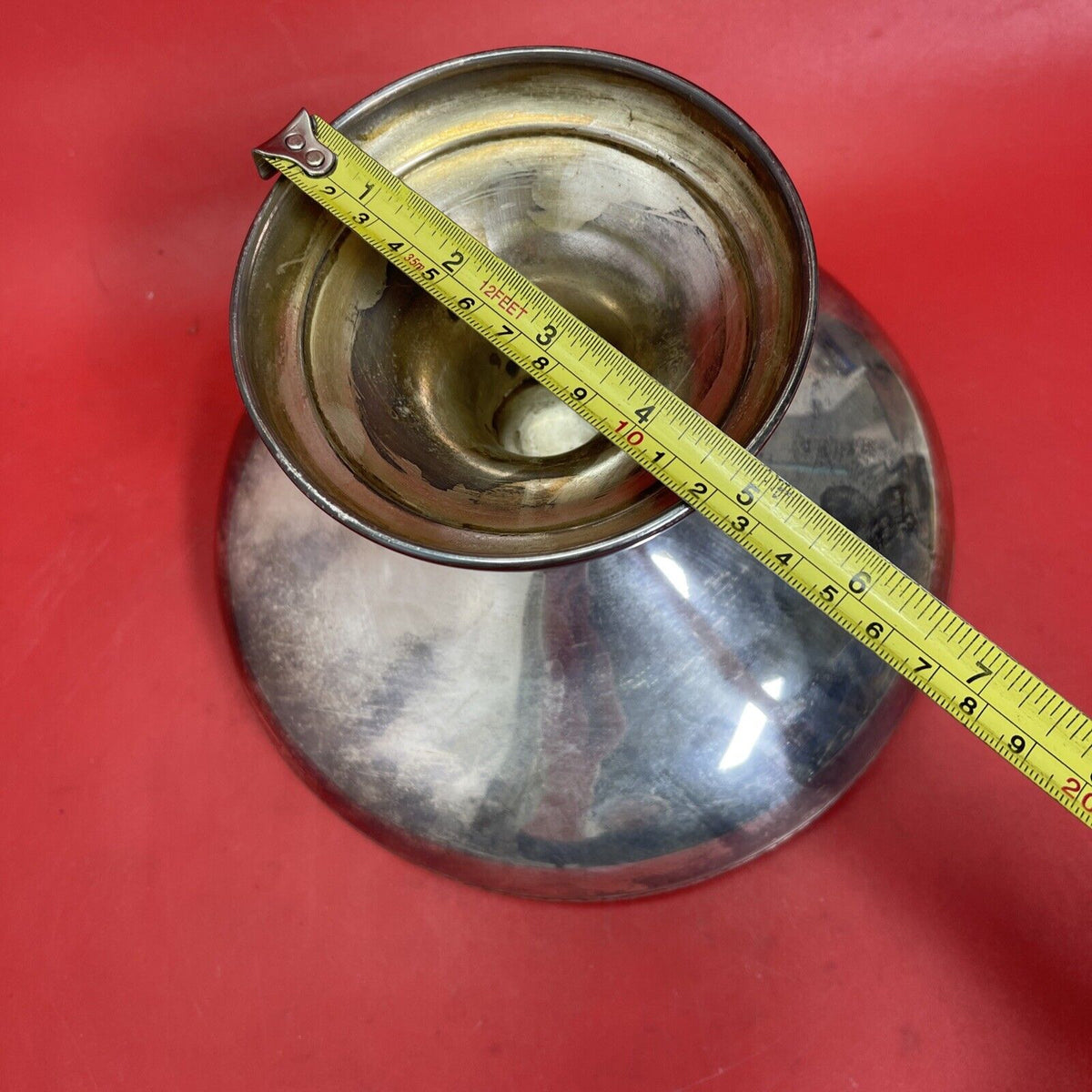 Vintage silver plated candy plate