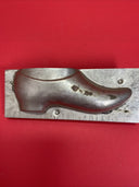B-M Chocolate Solid Nickel Silver Dutch Shoe #27 Candy Mold Vintage