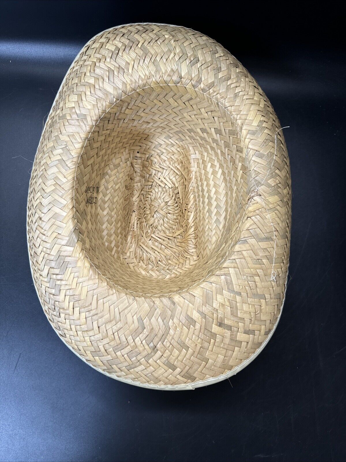 Vintage Jagermeister Jager So Smooth Straw Cowboy Hat Made Mexico