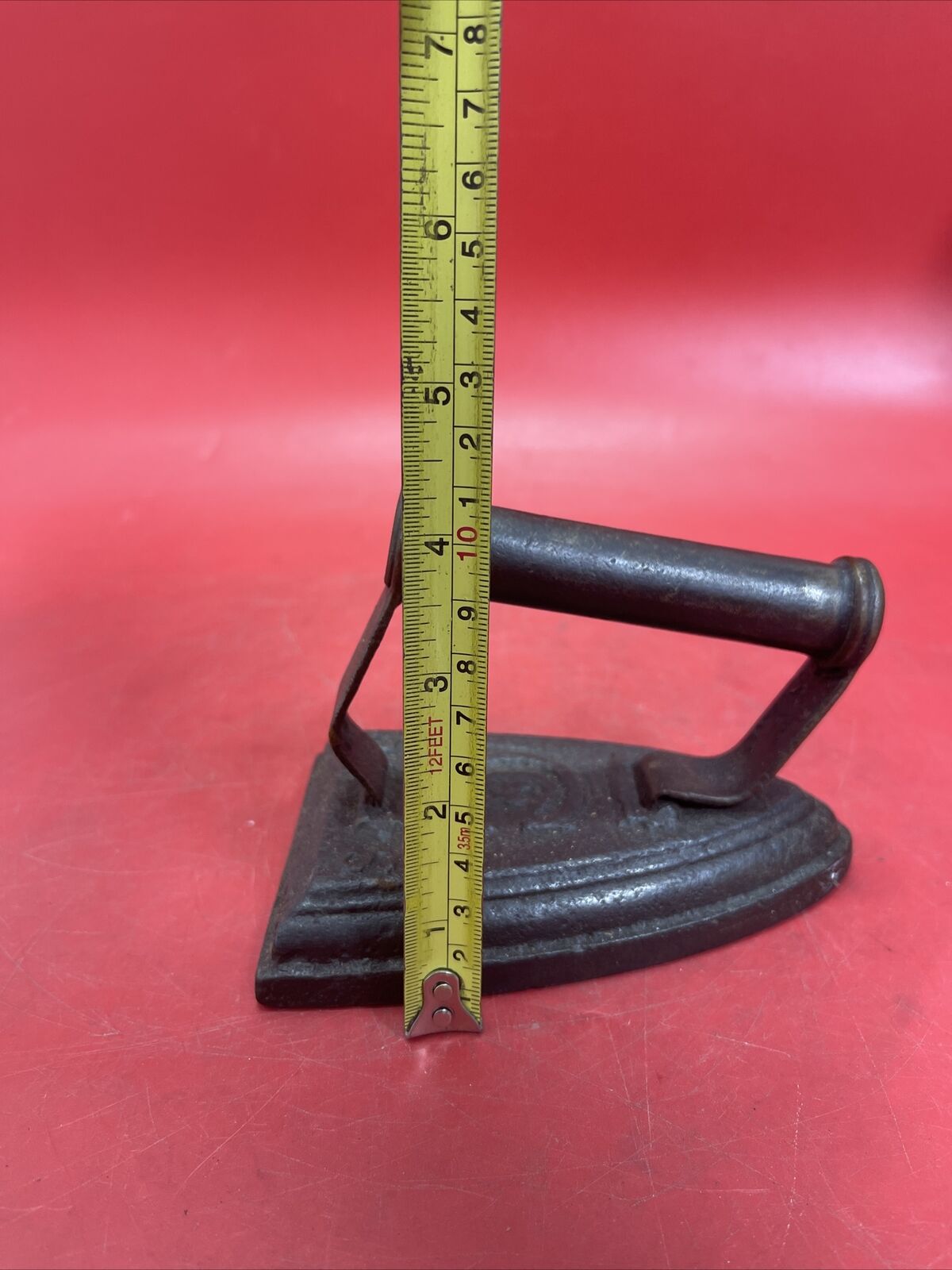 ANTIQUE FLAT / SAD CAST IRON 5-S