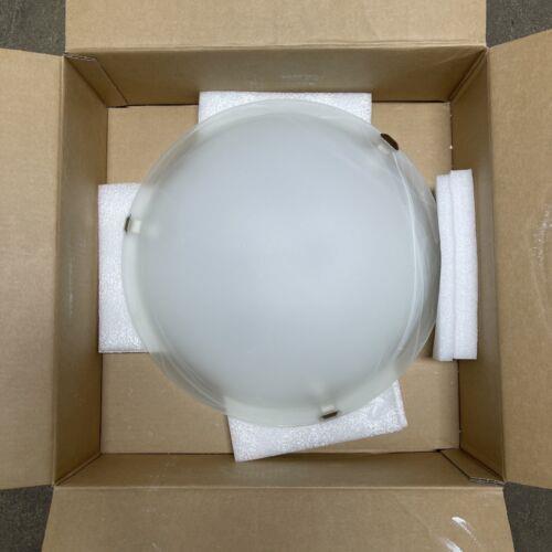 Hampton Bay Chalene 15 in. 1-Light Pewter Clip Integrated LED Flush Mount