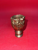 Vintage Brass Candle Holder Cup From Hollywood Regency era Mantel Candle Holder