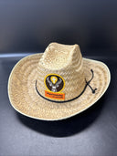 Vintage Jagermeister Jager So Smooth Straw Cowboy Hat Made Mexico