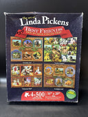 The Art Of Linda Pickens Best Friends Dog Puzzle Collection 4-500 Piece Puzzles