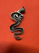 Stainless Steel Red Glass Claw Pendant, Necklace, Ring/ Set Of 3