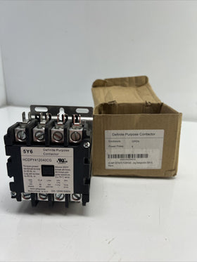 40A DEFINITE PURPOSE CONTACTOR 40AMP 4POLE 24V COIL, 40AMP FLA 50A RES HVAC 30A*