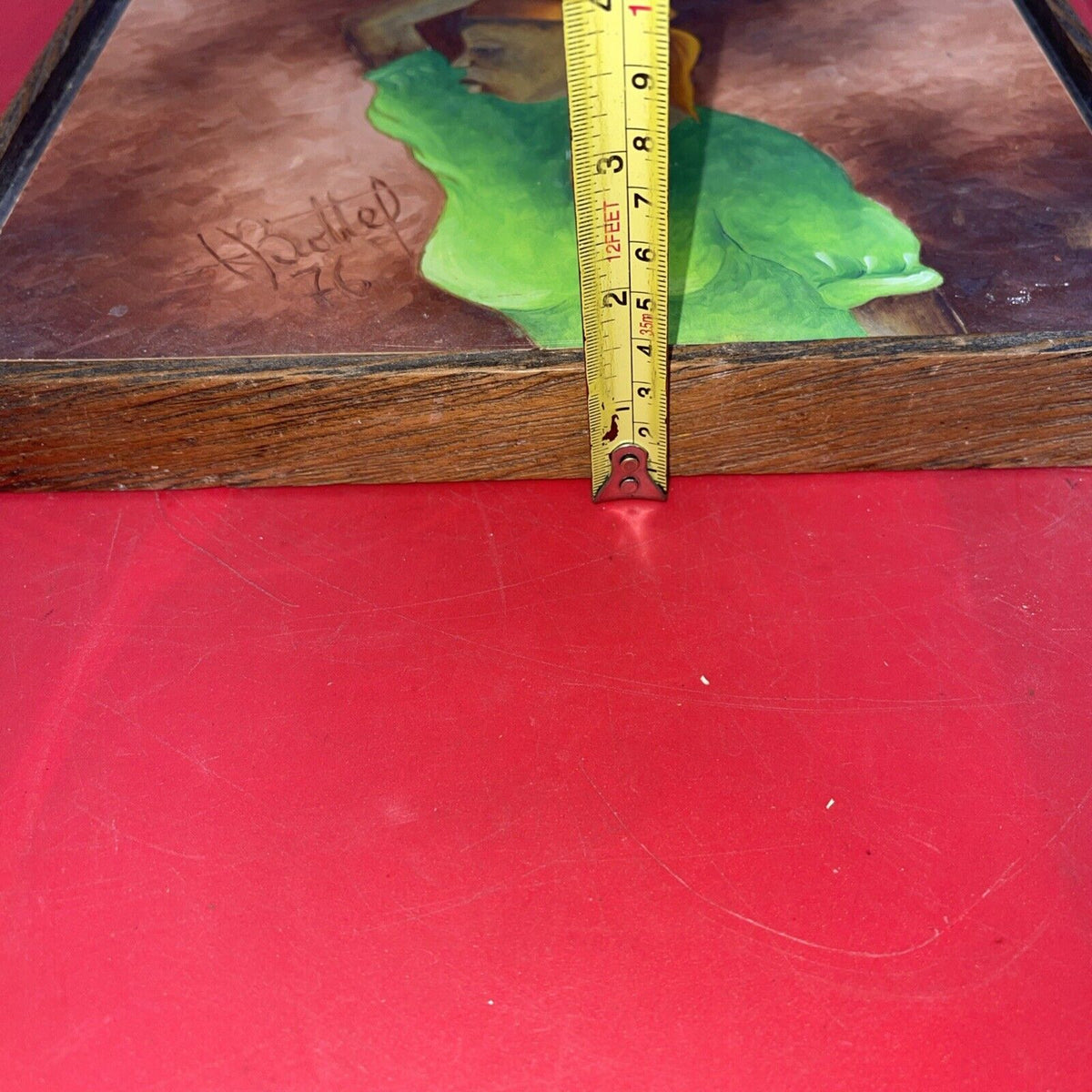 Vintage Painting Women Haiti Jungle