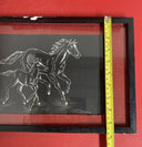 Vintage Painting of horses signed by Fitzpatrick