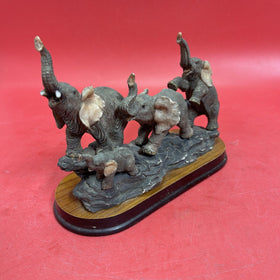 Vintage  Elephants Statue, Figurine, Home Decor