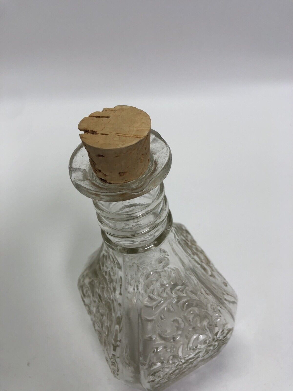 Vintage Glass Liquor Decanter with Stopper