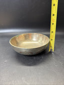 Vintage Etched Brass Trinket Bowl