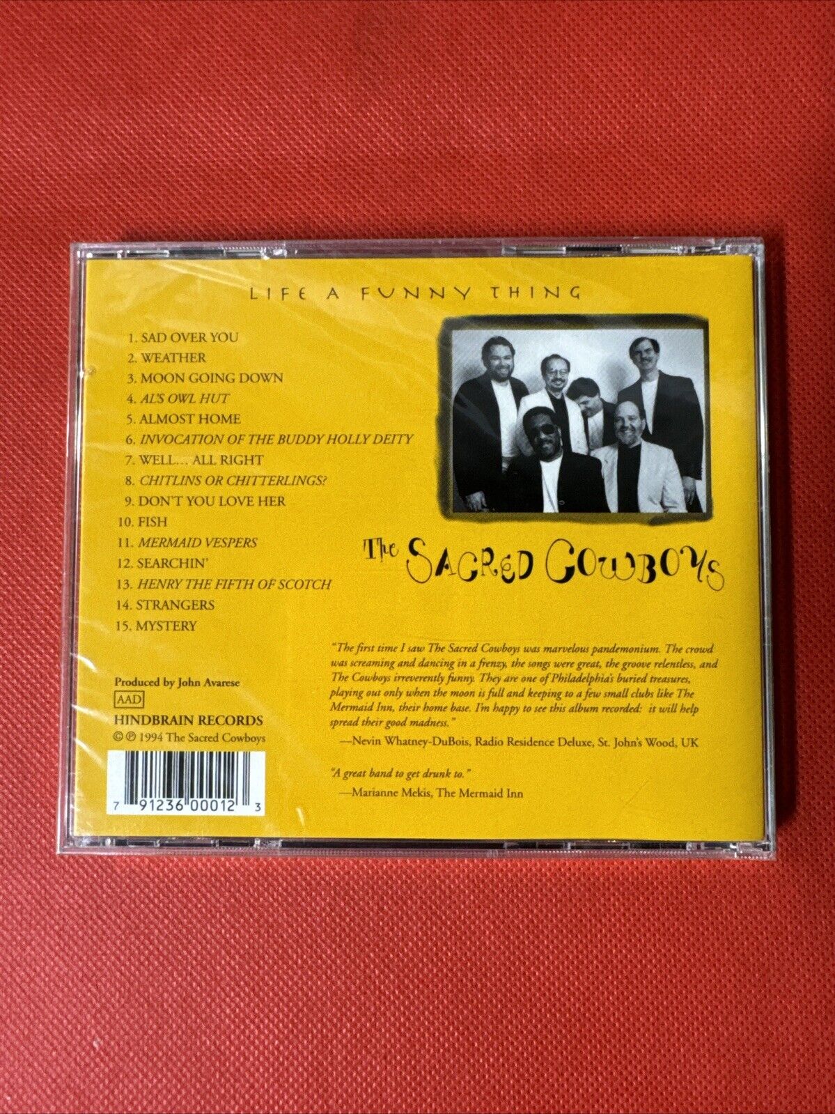The Sacred Cowboys Life A Funny Thing - CD