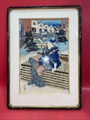 Antique Japanese Woodblock Print - Utagawa Kunisada (1786-1864) Act 10