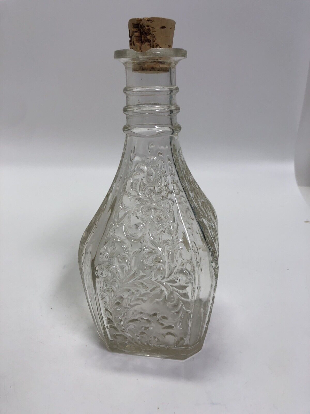 Vintage Glass Liquor Decanter with Stopper