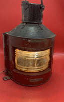 Vintage Nautical Lantern.Bow Port Patt.23.By Birmingham Engr Co.LTD. Electrified