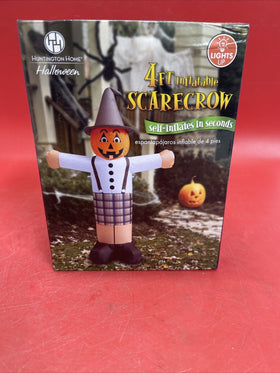 Huntington Home 4Ft Inflatable Scarecrow - Brand New