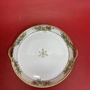 Vintage Nippon hand painted gold floral candy dish Set 6