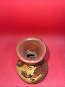 Vintage Hand Painted Aztec Mayan Tribal Art Vases Lot 3