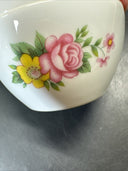 Vintage Ceramic Porcelain Trinket Dish with Lid/ Lot Of 4