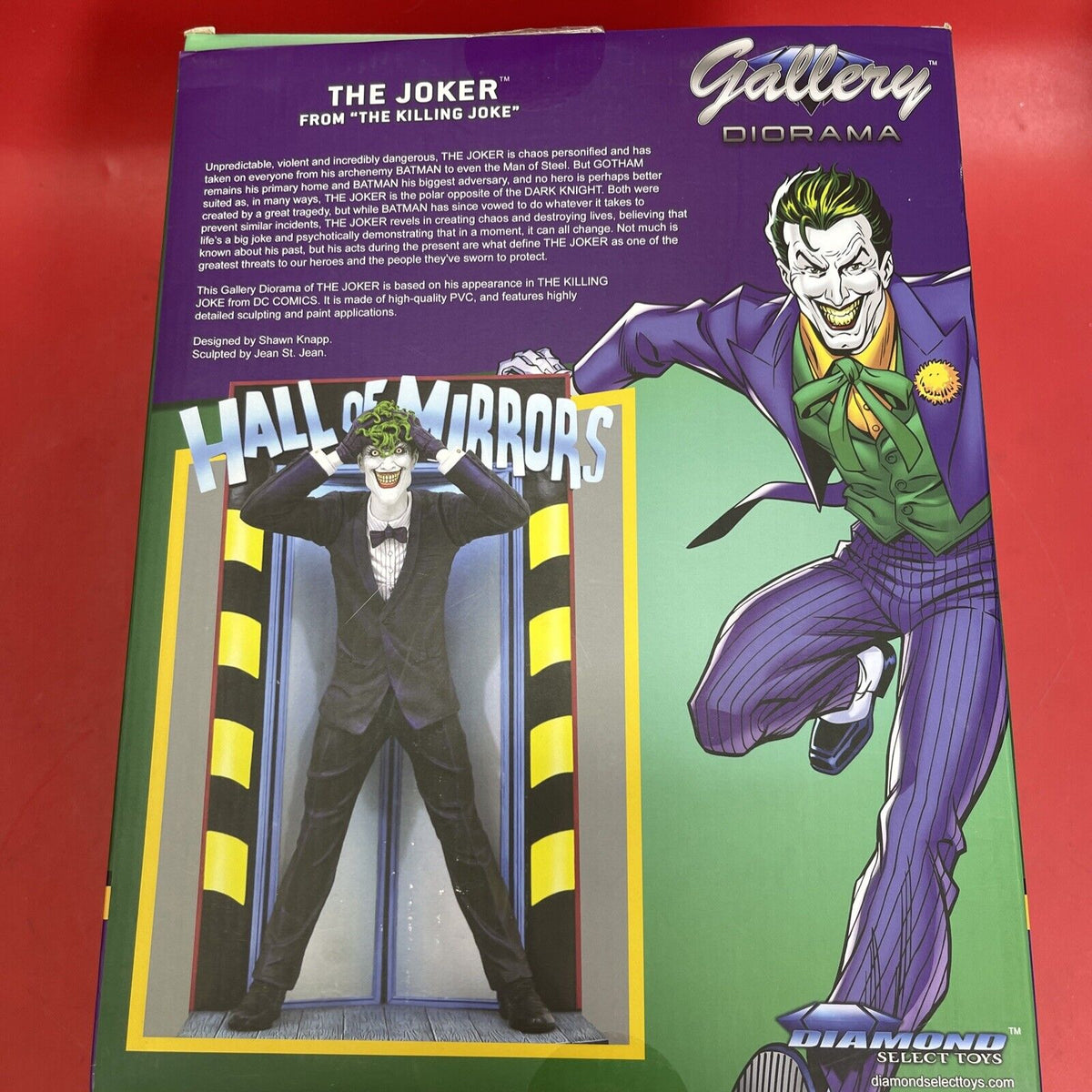 DIAMOND GALLERY DC THE JOKER FROM THE KILLING JOKE PVC DIORAMA 