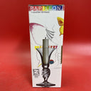 SET OF 2 CRYSTAL CANDLESTICKS, FLUTE WITH SHELL