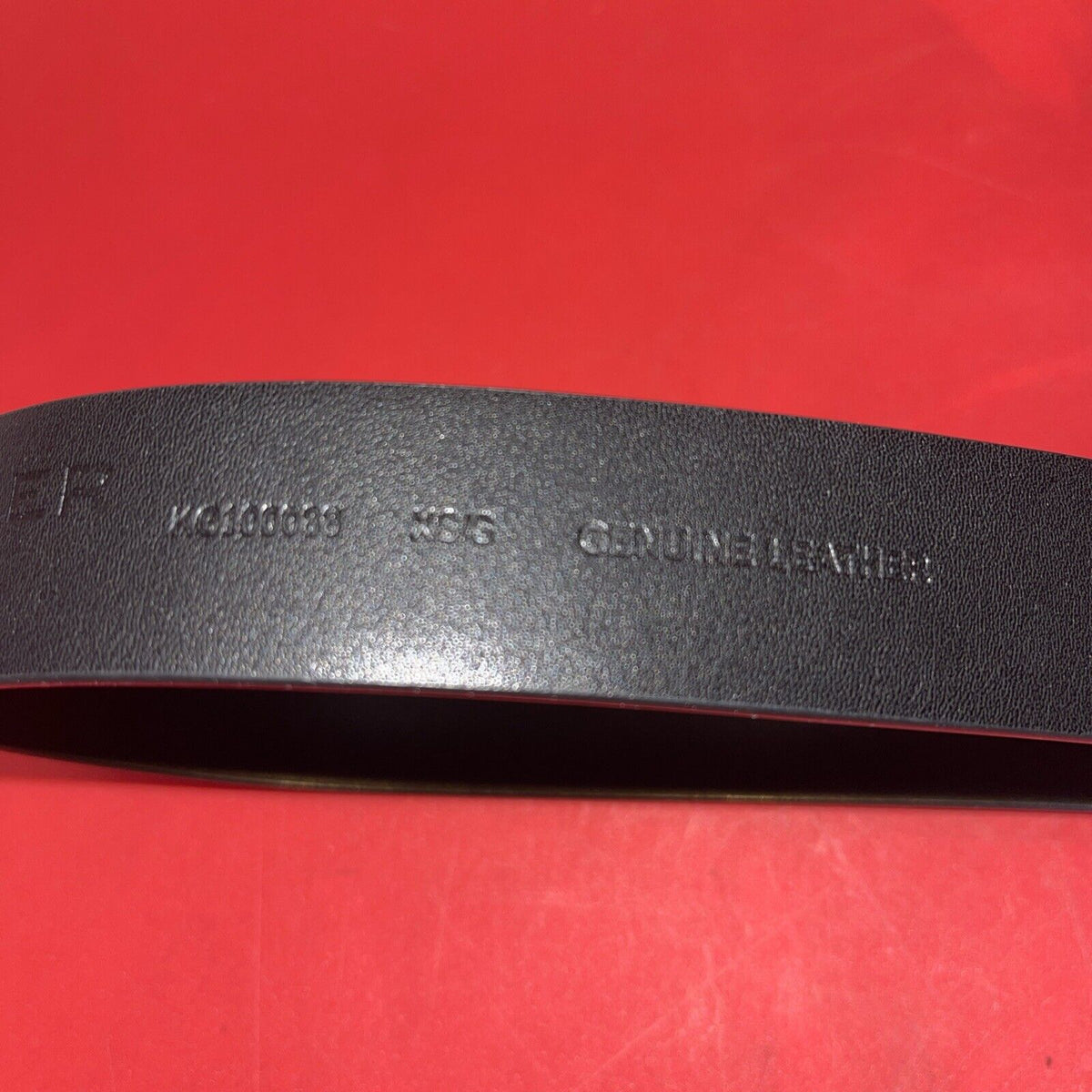 KURT GEIGER LONDON LARGE EAGLE HEAD LEATHER BELT IN BLACK  SIZE XS/S