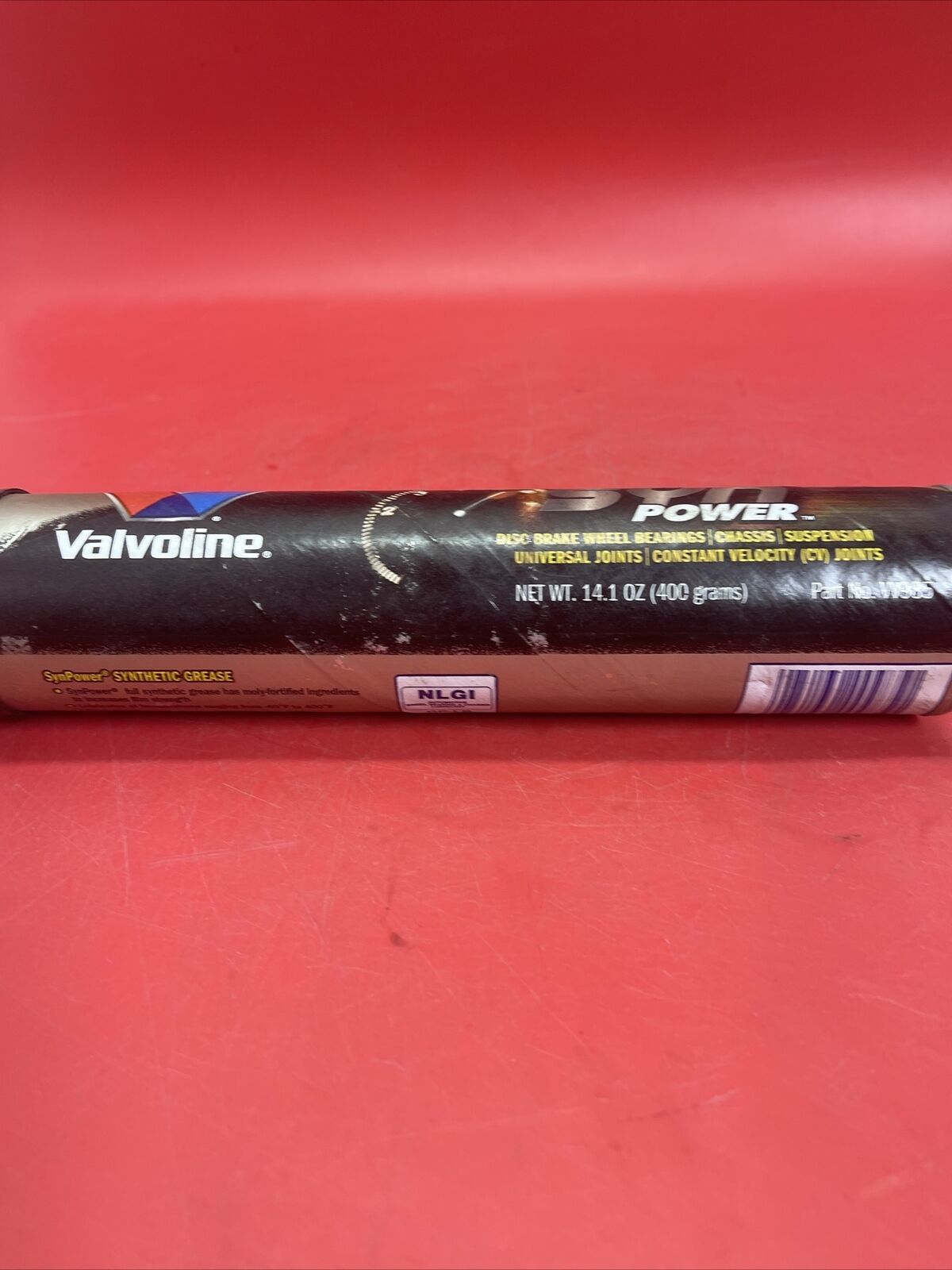 Valvoline VV985 SynPower Synthetic Grease, Automotive and Industrial, 14.1 oz.