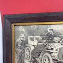 Late 1800's Walter Appleton Clark Orig Print "When an Owner Drives" Orig Frame