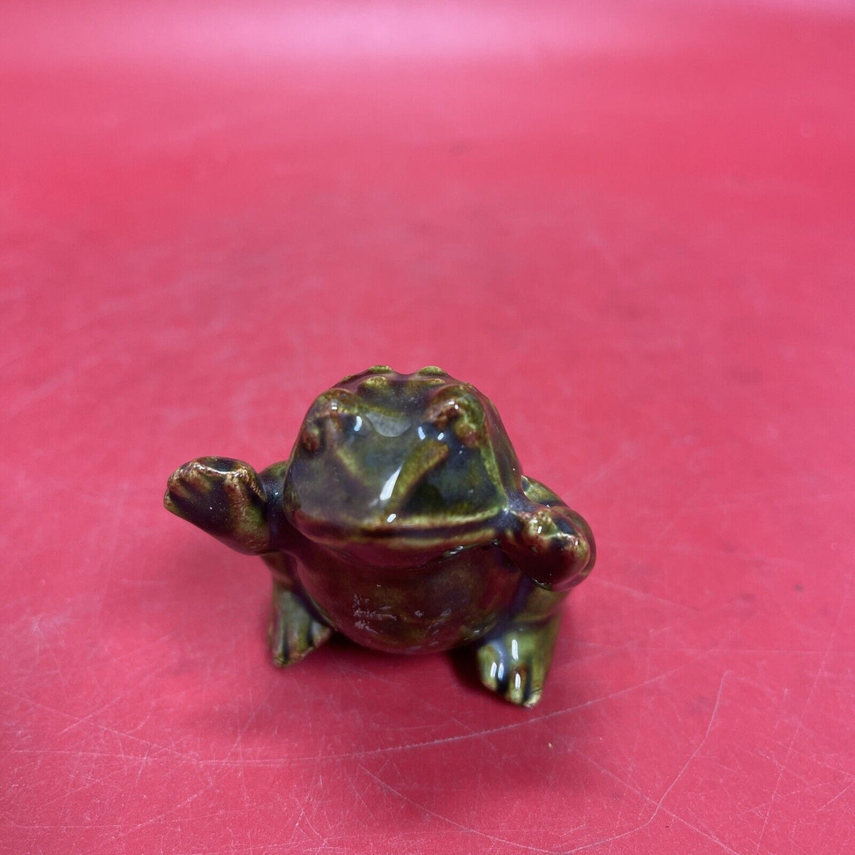 Vintage Art Pottery Frog