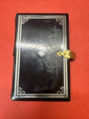 Antique Visiting Card Case with Inlay and Gilt Trim