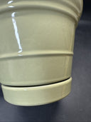 Ceramic Green Planter With Underbowl 5”x 6.1/3”