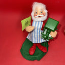 Annalee Christmas Santa and Mrs Claus Dolls 1963