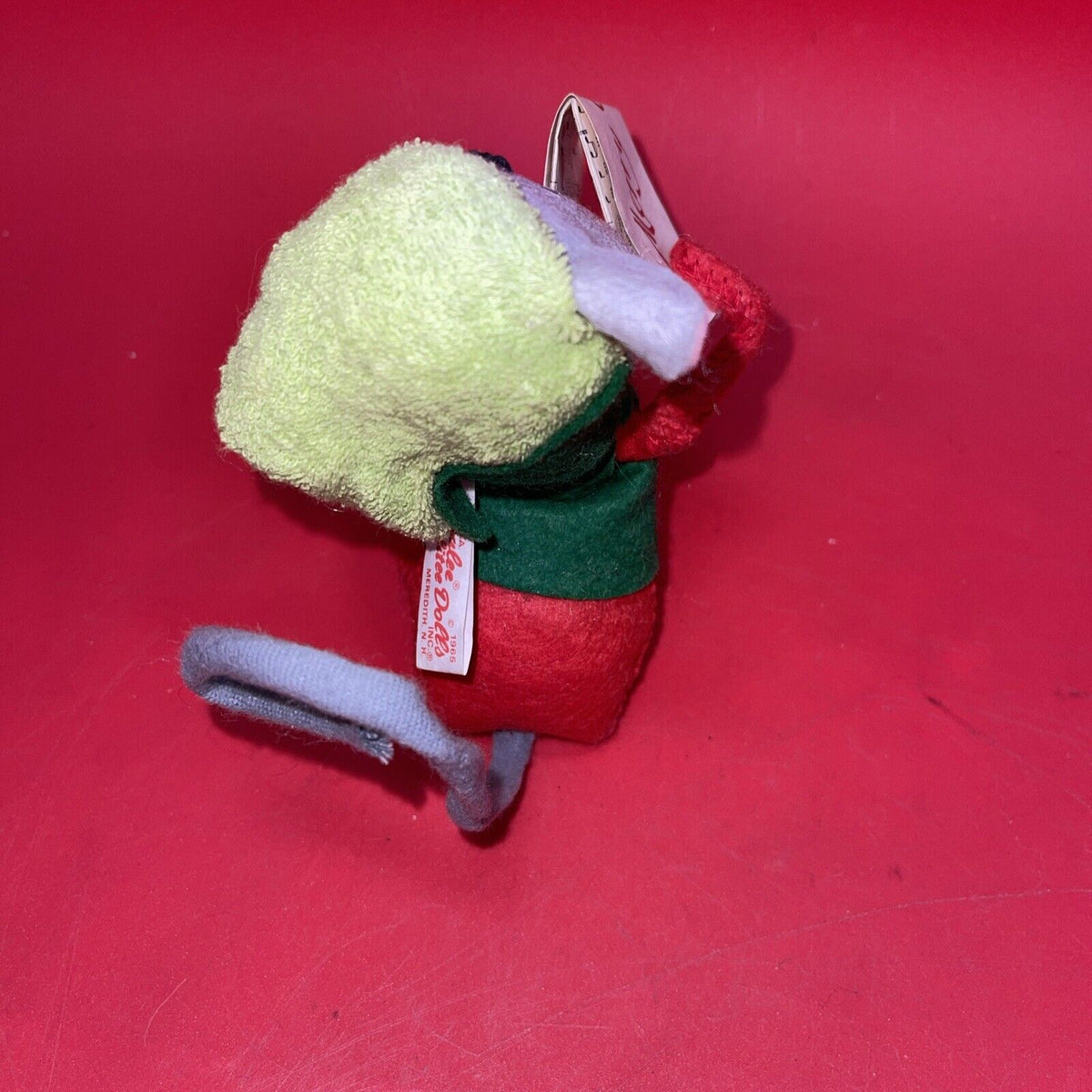 Annalee Vintage Mobilitee Dolls  Christmas Mouse Painter Doll & Caroling Mouse