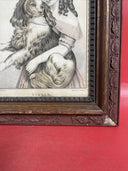Antique Lithographed and published by James S. Baillie.Lizzie 1888