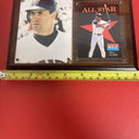 Plaque and Baseball Card Will Clark
