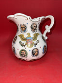 Vintage 1965 Chadwick-Miller Importers US Presidents Pitcher, Japan 5.5” Tall