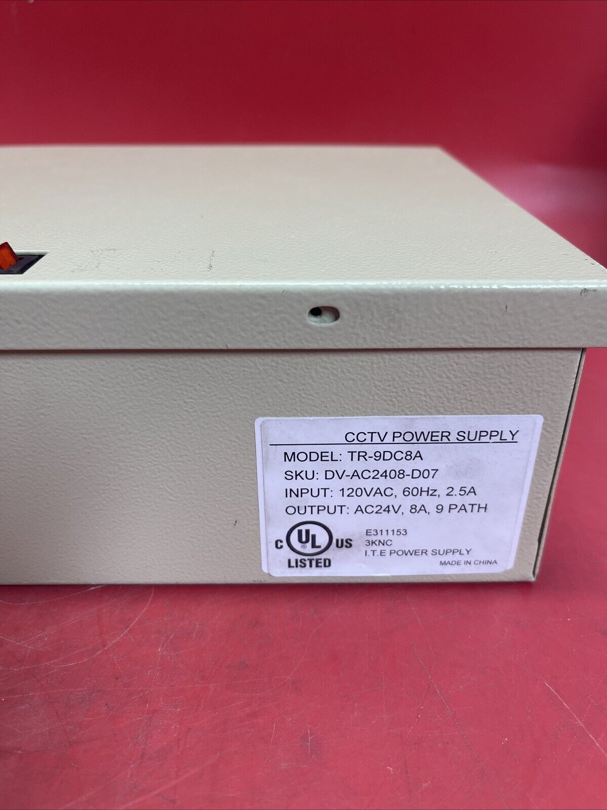 CCTV Power Supply TR-9DC8A