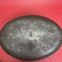 Antique Brass and Copper Bed Warmer -  Hot Water Bottle - Oval 11 1/2”