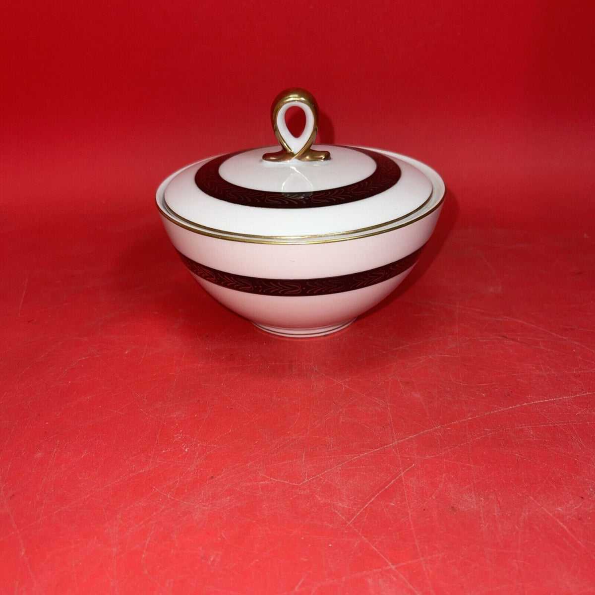 Mikasa #5353 Fine China Narumi Plaza Creamer And Sugar Bowl Set
