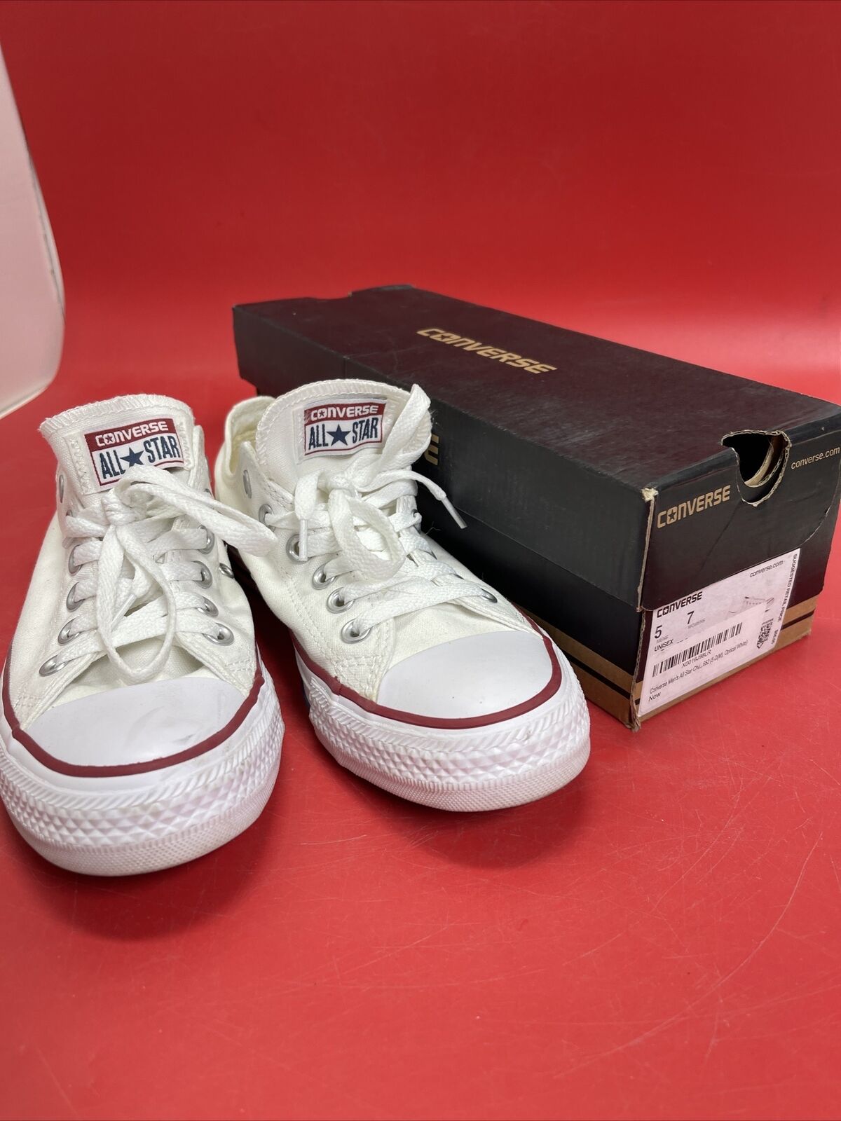 Converse Chuck Taylor All Star Ox -Optical White - Canvas Low - M7652 -Men/Women